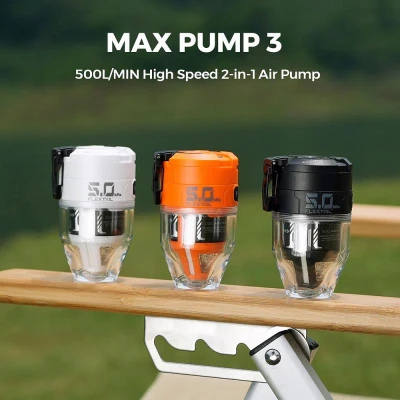 Flextail Sada: Vzduchová pumpa MAX Pump 3 + univerzální redukce s příčkou