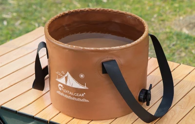 Flextail Flex Bucket 20 l hnědý skládací kbelík