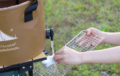 Flextail Flex Bucket 20 l hnědý skládací kbelík