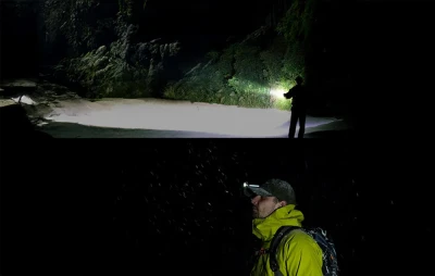 Flextail Zero 1200 černá LED svítilna