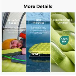 Flextail Ultra Light karimatka s bateriovou pumpou TINY Sleeping Pad R09 AVS - Mummy