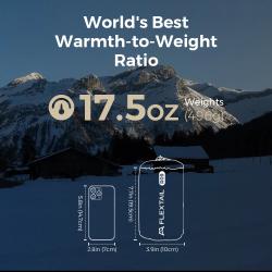 Flextail Ultra Light karimatka s bateriovou pumpou TINY Sleeping Pad R09 AVS - Mummy