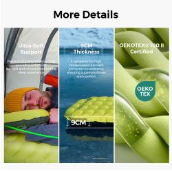 Flextail Ultra Light karimatka s bateriovou pumpou TINY Sleeping Pad R09 AVS - Mummy