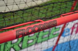 Floorbee Dock skládací florbalová branka se sítí - červená
