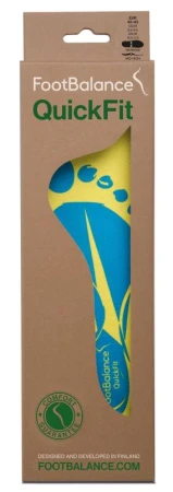 FootBalance QuickFit Yellow Narrow mid-high předtvarovaná vložka úzká / polovysoká