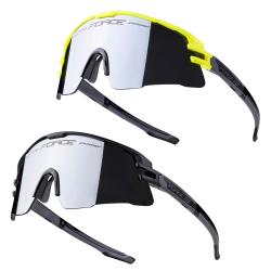 Force AMBIENT 1x černé+1x fluo, černé sklo SADA brýle