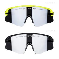 Force AMBIENT 1x čierne+1x fluo, čierne sklo SADA okuliare