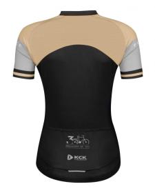 Force ANNIVERSARY LADY černo-zlatý dámský cyklistický dres POUZE S (VÝPRODEJ)