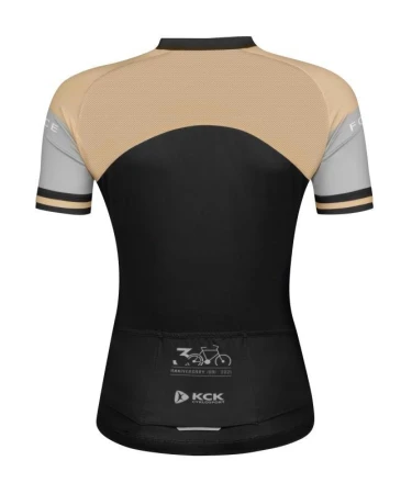 Force ANNIVERSARY LADY černo-zlatý dámský cyklistický dres POUZE S (VÝPRODEJ)