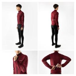 Force ARROW bordó softshellová cyklobunda POUZE M (VÝPRODEJ)