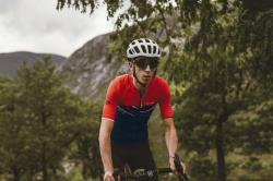 Force ART UNI tm. modrá-červená dres - kr. rukáv