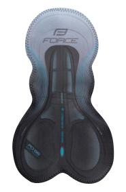 Force B51 černo-červené cyklokraťasy se šráky a vložkou