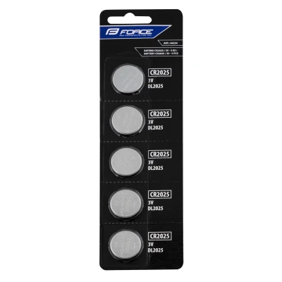 Force Baterie mincové CR2025 / 3V 1 x 5 ks Force Baterie mincové CR2025 / 3V 1 x 5 ks