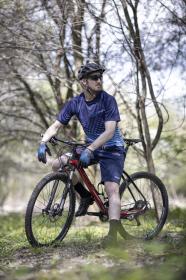 Force BLADE MTB tm.modré cyklokraťasy