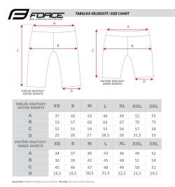 Force BLADE MTB tm.modré cyklokraťasy