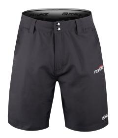 Force BLADE MTB černé cyklokraťasy s odnímatelnou vložkou