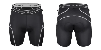 Force BLADE MTB červené šortky s odnímatelnou vložkou