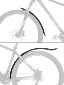 Force Blatníky 26 - 28[34] prodloužené, plast, černé