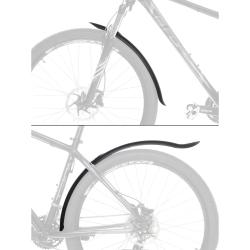 Force Blatníky 26 - 28[34] prodloužené, plast, černé