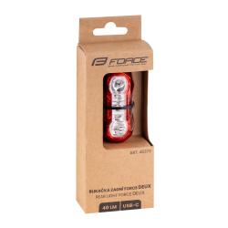 FORCE DEUX 5 LED zadní blikačka, USB