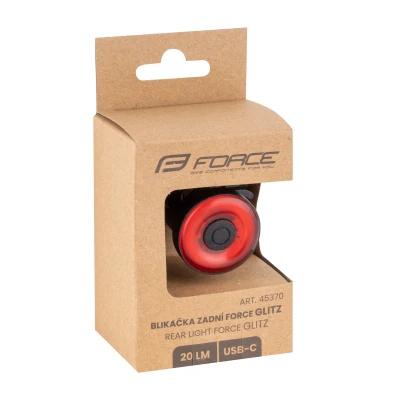 Force Blikačka zadní GLITZ 20LM, 20x LED, USB