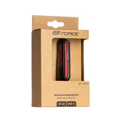 Force Blikačka zadní SKATO 20LM, 20 x LED, USB