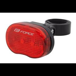 Force Blikačka zadní TRI 3LM 3 LED, baterie Force Blikačka zadní TRI 3LM 3 LED, baterie