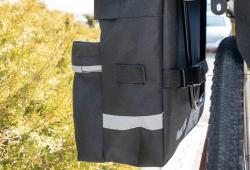 Force Brašna-dvojbrašna zadní DOUBLE, černá 2x10 l