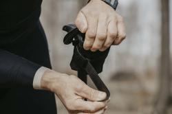 Force Taška podsedlová skladacia MUSE, čierna