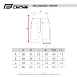 Force BRAVE 2 LADY čierne dámske kraťasy s vložkou