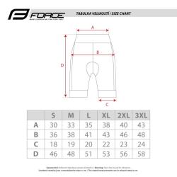 Force BRAVE LADY černé dámské kraťasy s vložkou POUZE L (VÝPRODEJ)