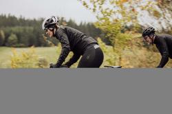 Force BRIGHT LADY černé dámské cyklokalhoty se šráky bez vložky