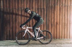 Force BRIGHT černé cyklokalhoty se šráky a vložkou