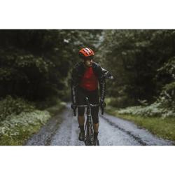 Force BRIGHT černé 3/4 cyklokalhoty se šráky a vložkou