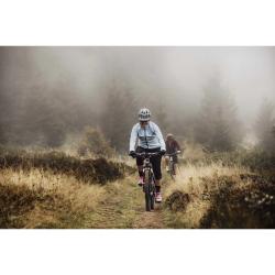 Force BRIGHT černé 3/4 cyklokalhoty se šráky a vložkou