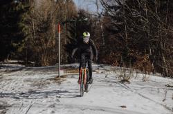 Force BRIGHT čierne cyklonohavice s nohavicami bez vložky