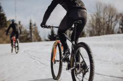 Force BRIGHT čierne cyklonohavice s nohavicami bez vložky