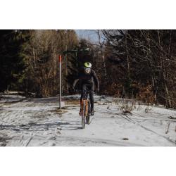 Force BRIGHT čierne cyklonohavice s nohavicami bez vložky