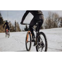 Force BRIGHT čierne cyklonohavice s nohavicami bez vložky
