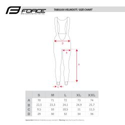 Force BRISK LADY dámské cyklokalhoty s vložkou