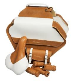 Force BRISTOL retro sada (sedlo, 2x brašňa, gripy) (VÝPREDAJ)