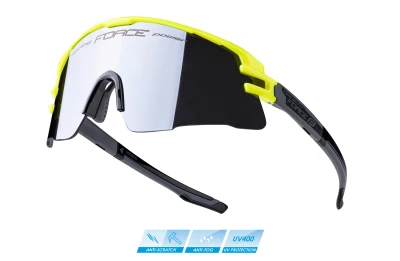 Force AMBIENT fluo-šedé, černá zrc. skla cyklistické brýle