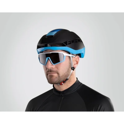 Force APEX, bílo-šedé, černé skla cyklistické brýle