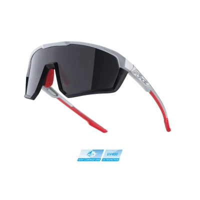 Force APEX, černo-šedé, černé skla cyklistické brýle Force APEX, černo-šedé, černé skla cyklistické brýle