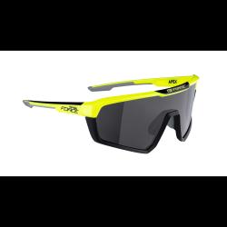 Force APEX, fluo-čierne, čierne sklá cyklistické okuliare