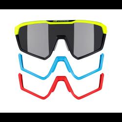 Force APEX, fluo-čierne, čierne sklá cyklistické okuliare