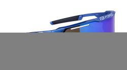 Force ATTIC fialovo-modré cyklistické brýle - modré zrc. sklo