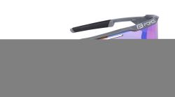 Force ATTIC šedo-čierne cyklistické okuliare - ružové kontrastné sklo + šatka Force