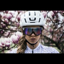 Force ATTIC šedo-černé cyklistické brýle - růžové kontrast.sklo