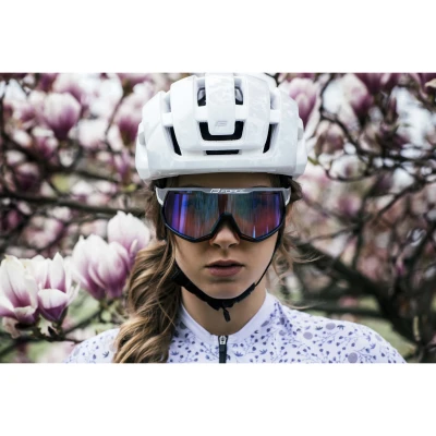 Force ATTIC šedo-černé cyklistické brýle - růžové kontrast.sklo